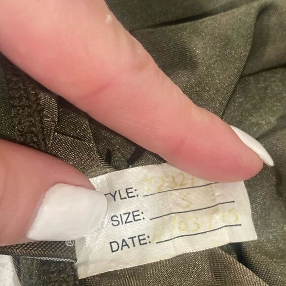 Tommy Bahama Halter Tankini Top Olive Green Size Small - Picture 5 of 5